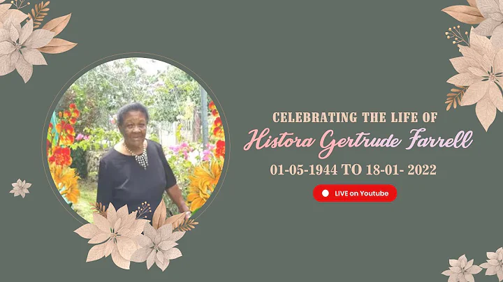 Celebrating the Life of Histora Gertrude Farrell L...