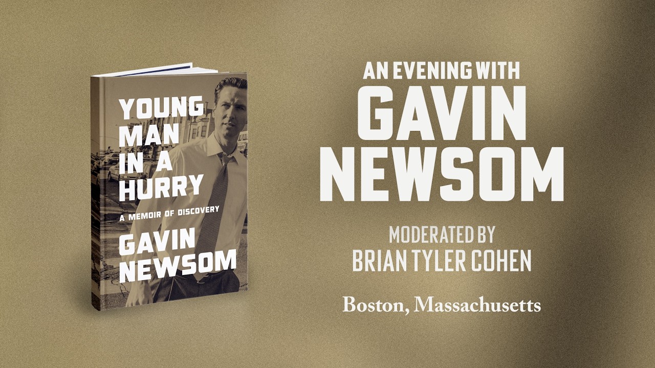 An Evening with Gavin Newsom in Boston, MA | Young Man in a Hurry Book Tour