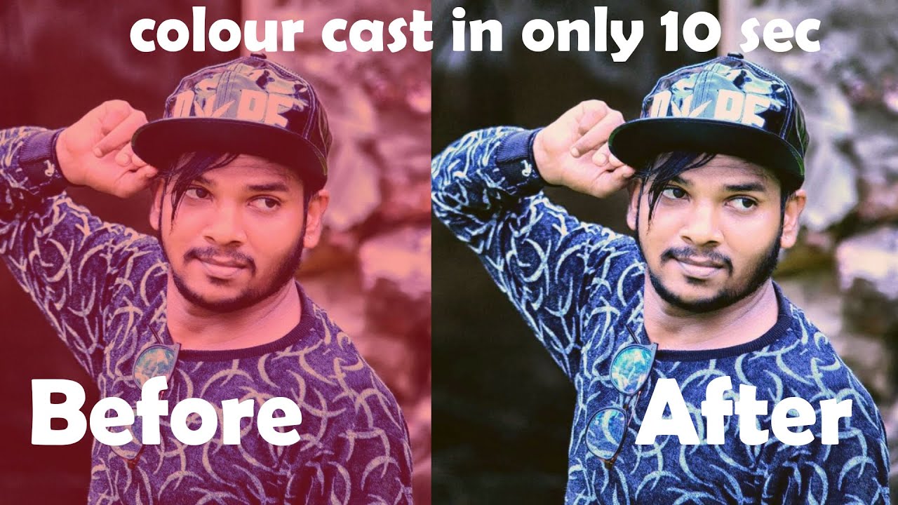 colour cast in 10 seconds in photoshop cc - YouTube
