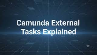 Details camunda external tasks News