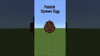 Rabbit Spawn Egg #minecraftshorts #shortsminecraft #minecraftmeme  #minecraftbuilding #minecraftfans
