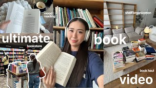 The ultimate BOOK video | bookstore \& stationary shopping, mood reading, book haul