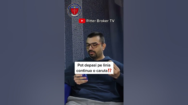 POT DEPASI PE LINIA CONTINUA O CARUTA?!