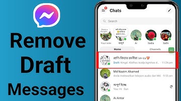 How To Remove Draft Messages In Messenger 2024 | Messenger Drafts Tutorial