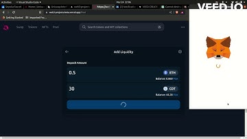 Uniswap Clone, Solidity, NextJs, TailwindCSS