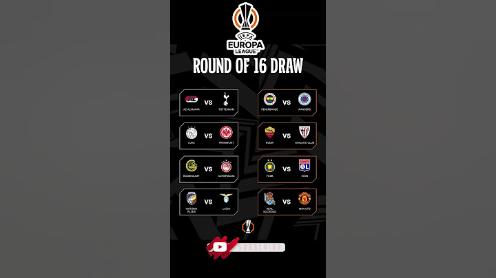 Uefa Europa League 2024-25 Round of 16 Draw #roma #galatasaray #tottenham #ajax #uefachampionsleague