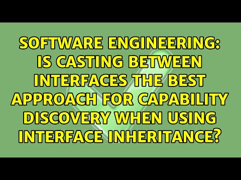 Is casting between interfaces the best approach for capability discovery when using interface...
