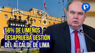 Rafael Lopez Aliaga 56 de limenos desaprueba su gestion como alcalde de Lima