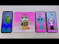 Galaxy a16 Among Us vs Vivo XFold5 frog vs Pocophone F7 vs Honor Magic6 Sprungki, incoming call