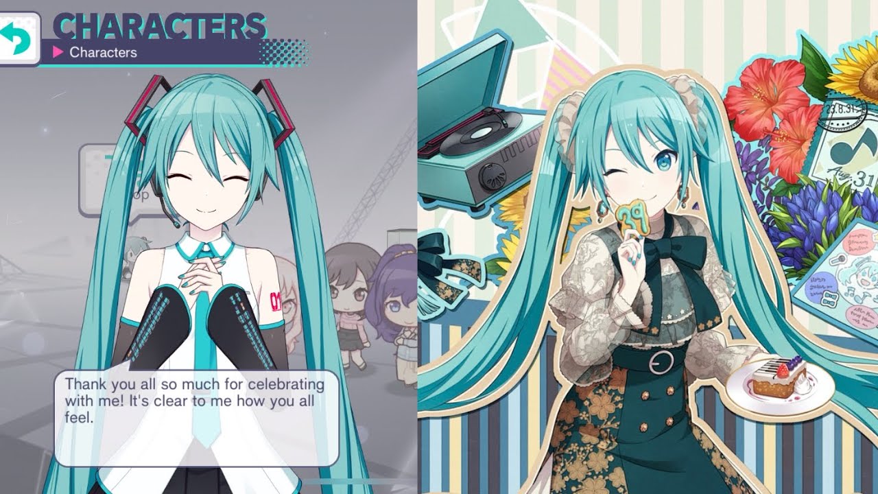 EN] Miku Anniversary Comments 2024 (Project Sekai: Colorful Stage