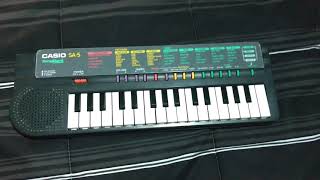Casio SA-5 SongBank Keyboard Demo Songs Resimi