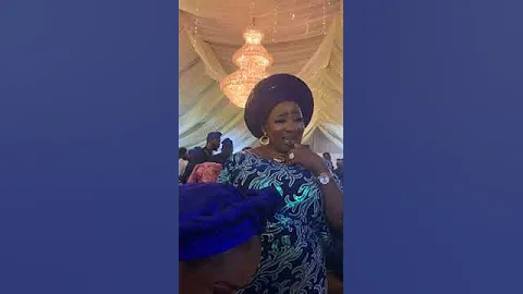 dayo amusa was so happy wen she see afeez owo at adeniyi johnson naming