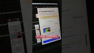 @TubeBuddy new feature, Thumbnail Analyzer is a game changer! @TubeBuddy new feature, Thumbnail Analyzer is a game changer!