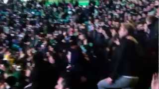 Celtic Fans - In the heat of Lisbon Green Brigade Section 111
