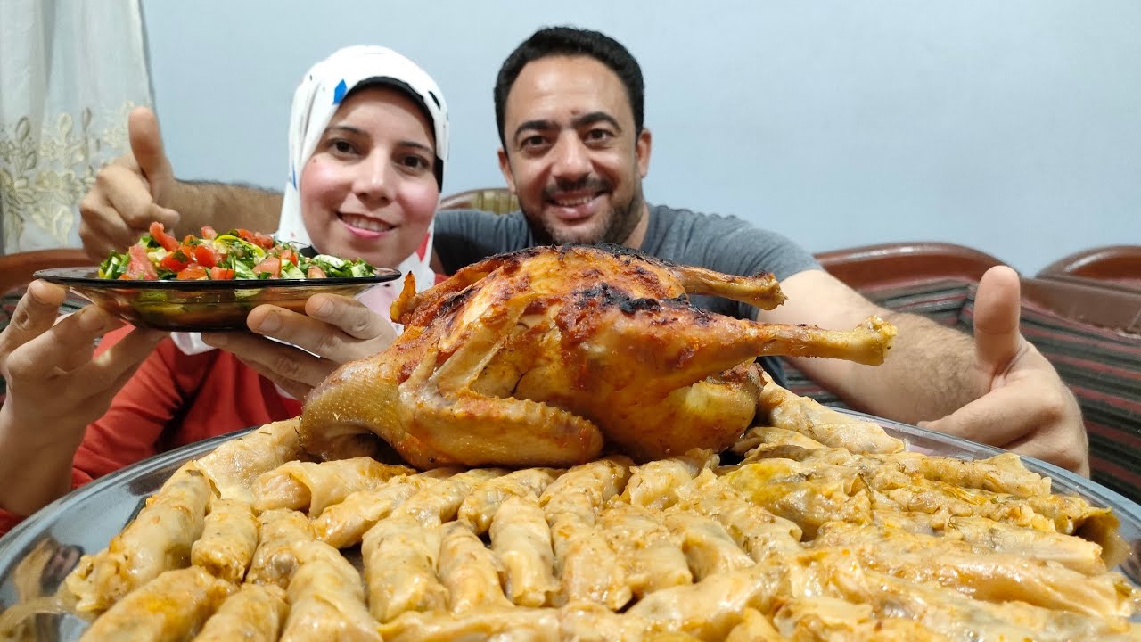 تحدي المحشي الملفوف والدجاج 🐔 ضد قناه فوفو وهبوش 💥💥💥