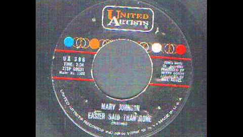 Marv Johnson - Easier Said than done - Soul.wmv