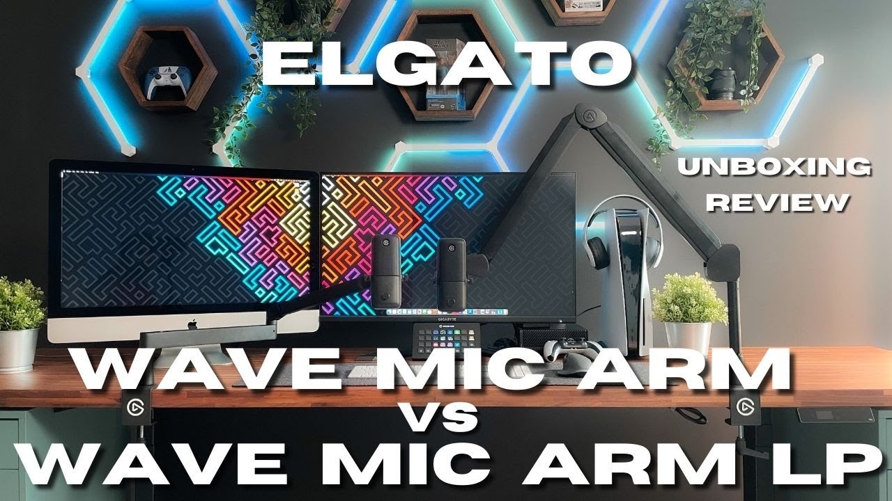 Elgato Wave Mic Arm LP - Perche de micro haut de gamme compacte