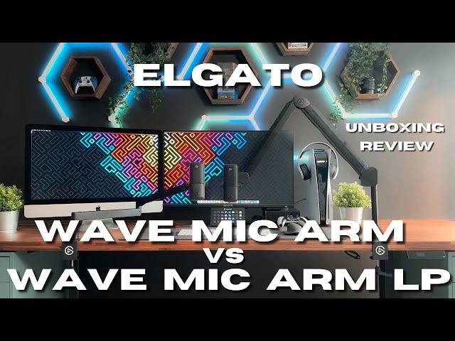 Elgato Wave Mic Arm LP Setup, Demo, & Review