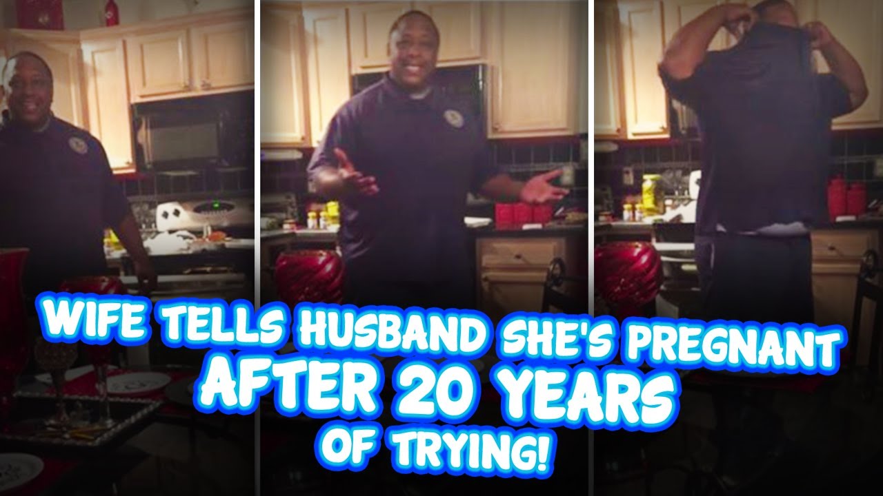 Wife tells husband she's pregnant after 20 YEARS of trying... YouTube
