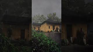 Heavy Rain View Thunder ⚡ #heavyrain #thunder #rainsounds #thunderstormsounds #relaxing #soundcloud