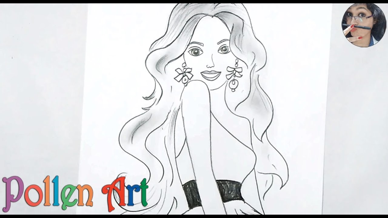 Blair Delancy Barbie Drawing, barbie, magenta, film, doll png | PNGWing