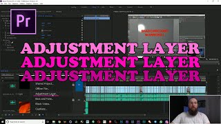 КАК СОЗДАТЬ КОРРЕКТИРУЮЩИЙ СЛОЙ?  Adjustment layer как сделать в Adobe Premiere Pro