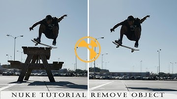 Nuke tutorial : remove wooden object | clean plate | camera tracking