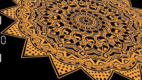 Mandala drawing digital art in Autodesk sketchbook in youtube| Digital art | Jaz Amaz Creation