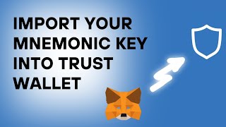 I accidentally deleted my Trust wallet! How to import Metamask key into trust wallet(shorts)