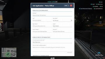 Tech Application - Fivem Job Application System standalone