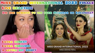 LIVE Reaction to Miss Grand international 2023 | Luciana Fuster is MGI 2023 | yasss Peru! 🇵🇪 🎉🍾