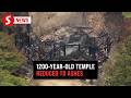 Fire guts 1,200-year old Japanese temple for sacred 'eternal flame'