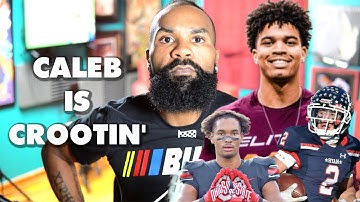 5-star QB Caleb Williams talked with me about recruiting 5-star WR Emeka Egbuka, 4-star Billy Bowman