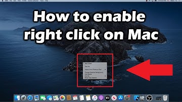 How to enable right click on Mac