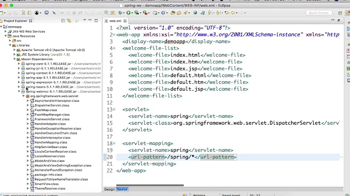4  Configuration file web xml and spring servlet xml    How to update config files for spring mvc