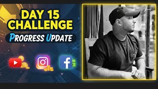 🚀 Day 15: Monetization Challenge | Halfway Progress Update | Facebook, Instagram &amp; YouTube
