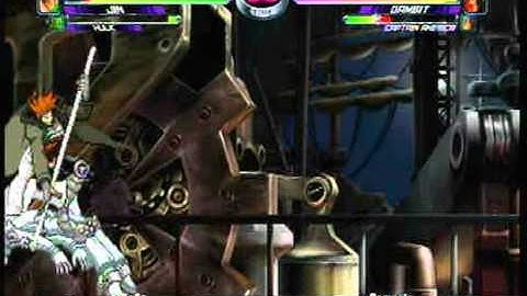 MvC2 Online (360): Stepsz (Cha/Jin/Hulk) vs Brett (Cha/Gam/CapAm) 21 .:10.31.10:.