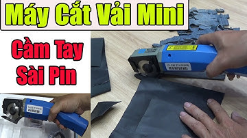 Máy Cắt Vải Cầm Tay Sài Pin YJ C50 || #nganhmaymac