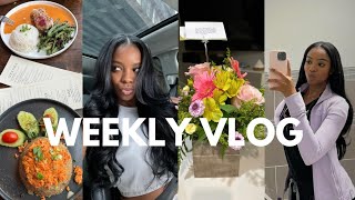 WEEKLY VLOG: NEW HAIRSTYLE, FAITH THROUGH THE STORMS, FOOD TOUR IN ATL, GROCERIES, HAULS + MORE