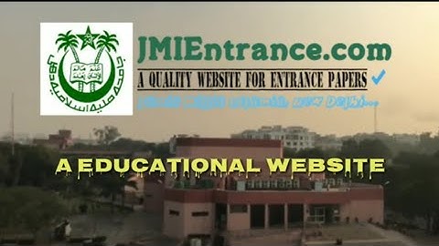 Jamia Millia Islamia | Entrance Exam | 2019 | Download Old Questions Papers