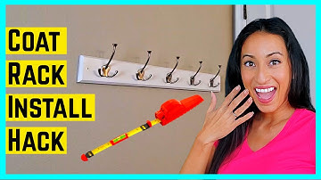 How to Install a Wall Mounted Coat Rack | Coat Rack Hack with Hang-O-Matic