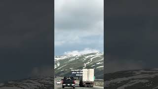 Gorman, California after the weather blizzard
