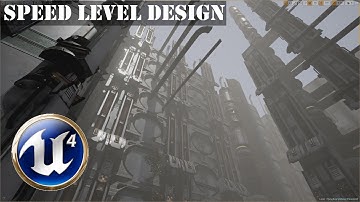 Unreal Engine 4 - Speed Level Design -  Sci Fi Town