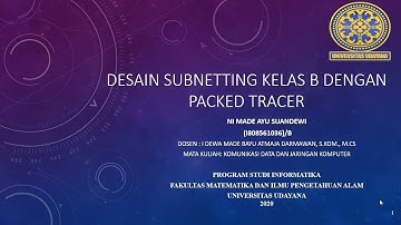 Membangun Desain Subnetting IP Kelas B Berdasarkan Kebutuhan Divisi Host Menggunakan Packet Tracer