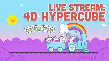 Coding Train Live #148.2: 4D Hypercube