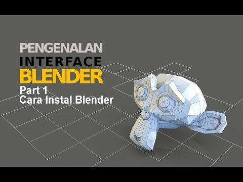 1. Cara instal blender  blender 2.70