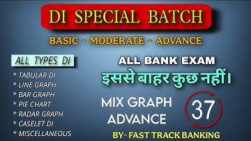 Data Interpretation Special Batch | DAY- 37 | Exam-Oriented Content | Basic - Moderate - Advance |