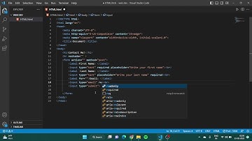 HTML Tutorial -  Making our own contact form