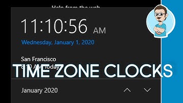 Multiple Time Zone Clocks on Windows 10 Taskbar!