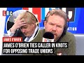 James O'Brien ties caller in knots for opposing trade unions | LBC